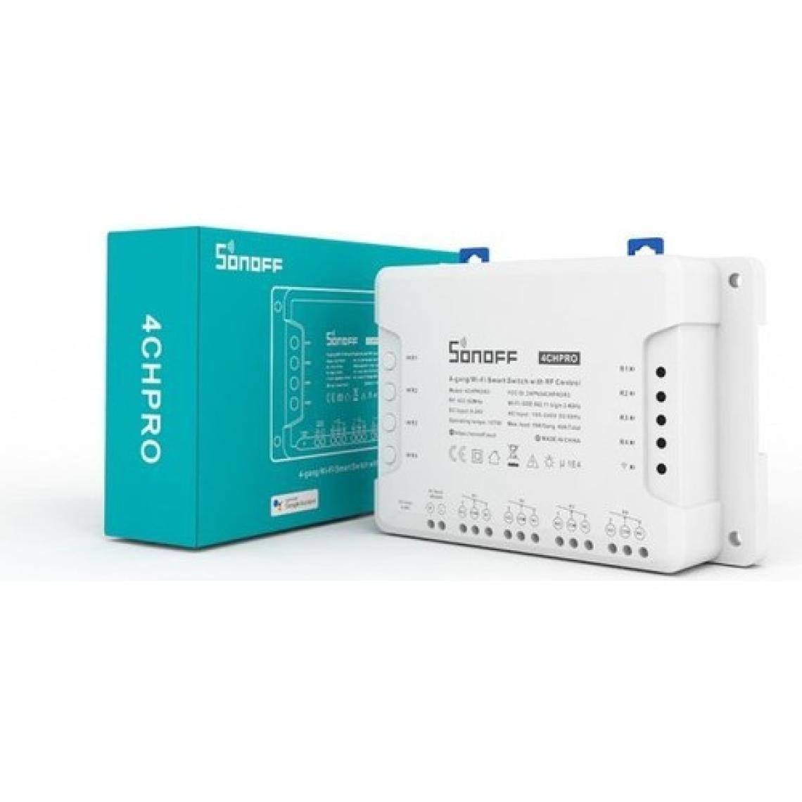 Sonoff 4chpror3 Rf Kontrollü 4'lü Wi-Fi Akıllı Anahtar