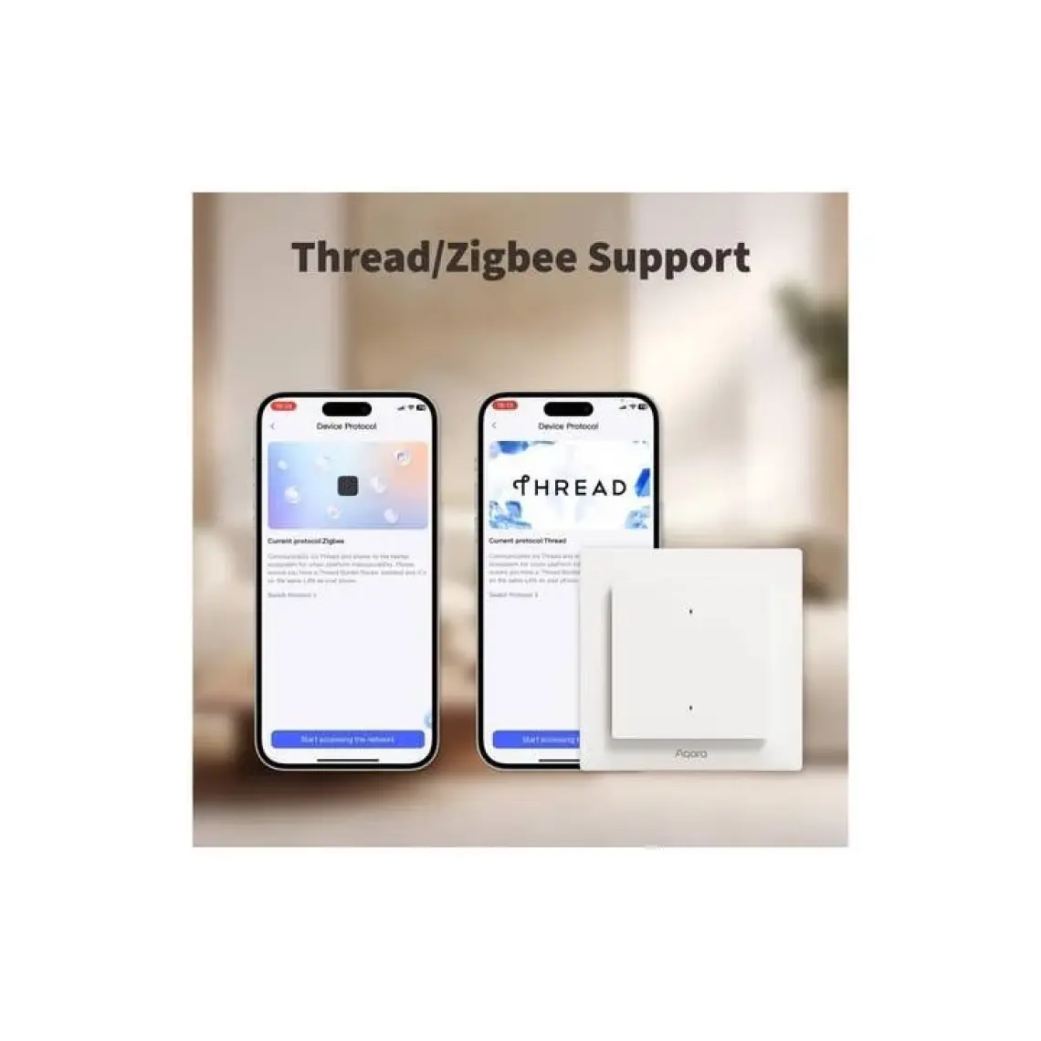 Aqara Akilli Isik Anahtari H2 4 Tus-2 Kanal WS-K08D (Apple Home Destekli)