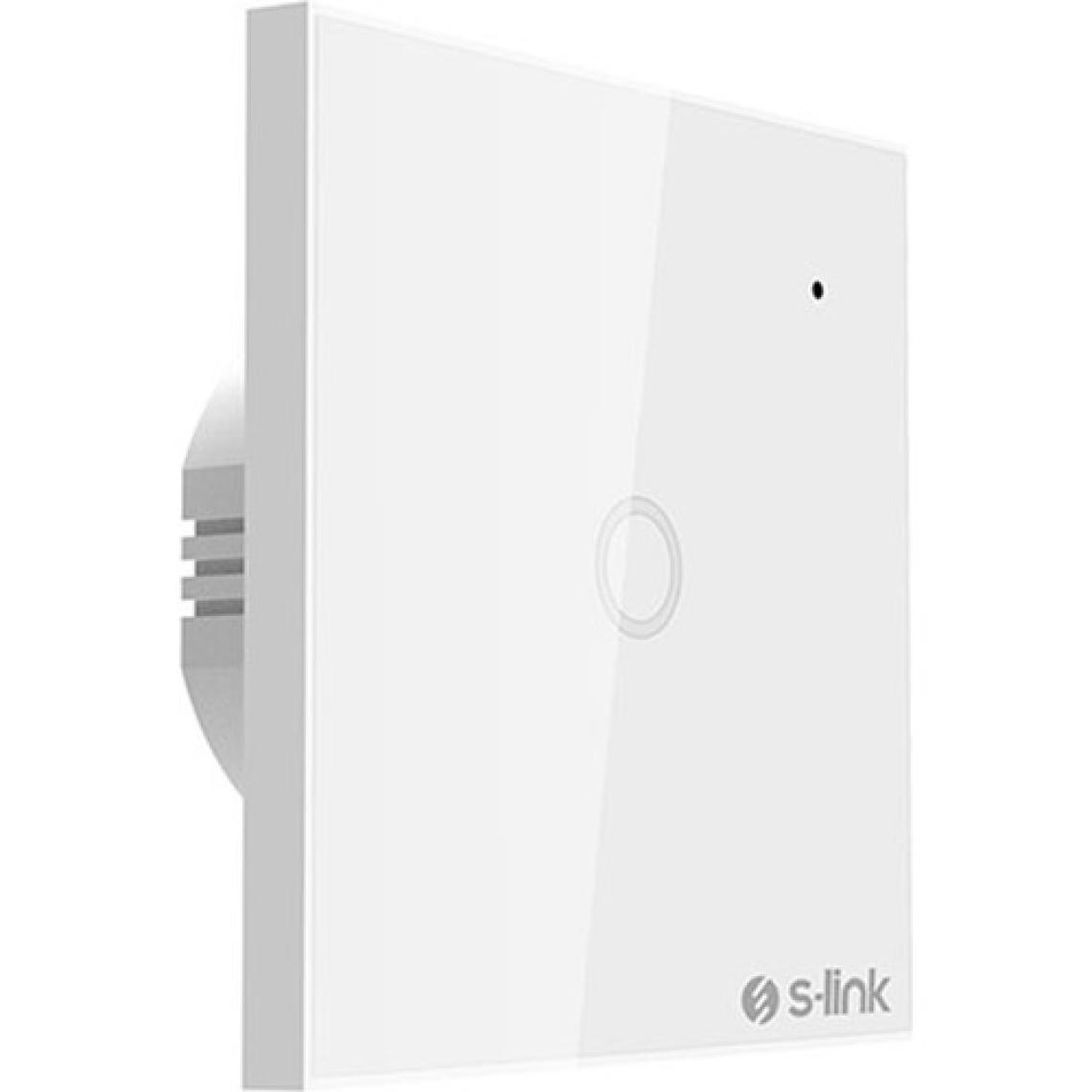 S-Link Swapp SL-EG31 Kablosuz ve Dokunmatik Aydınlatma Anahtarı 1li Wifi Tuya Destekli