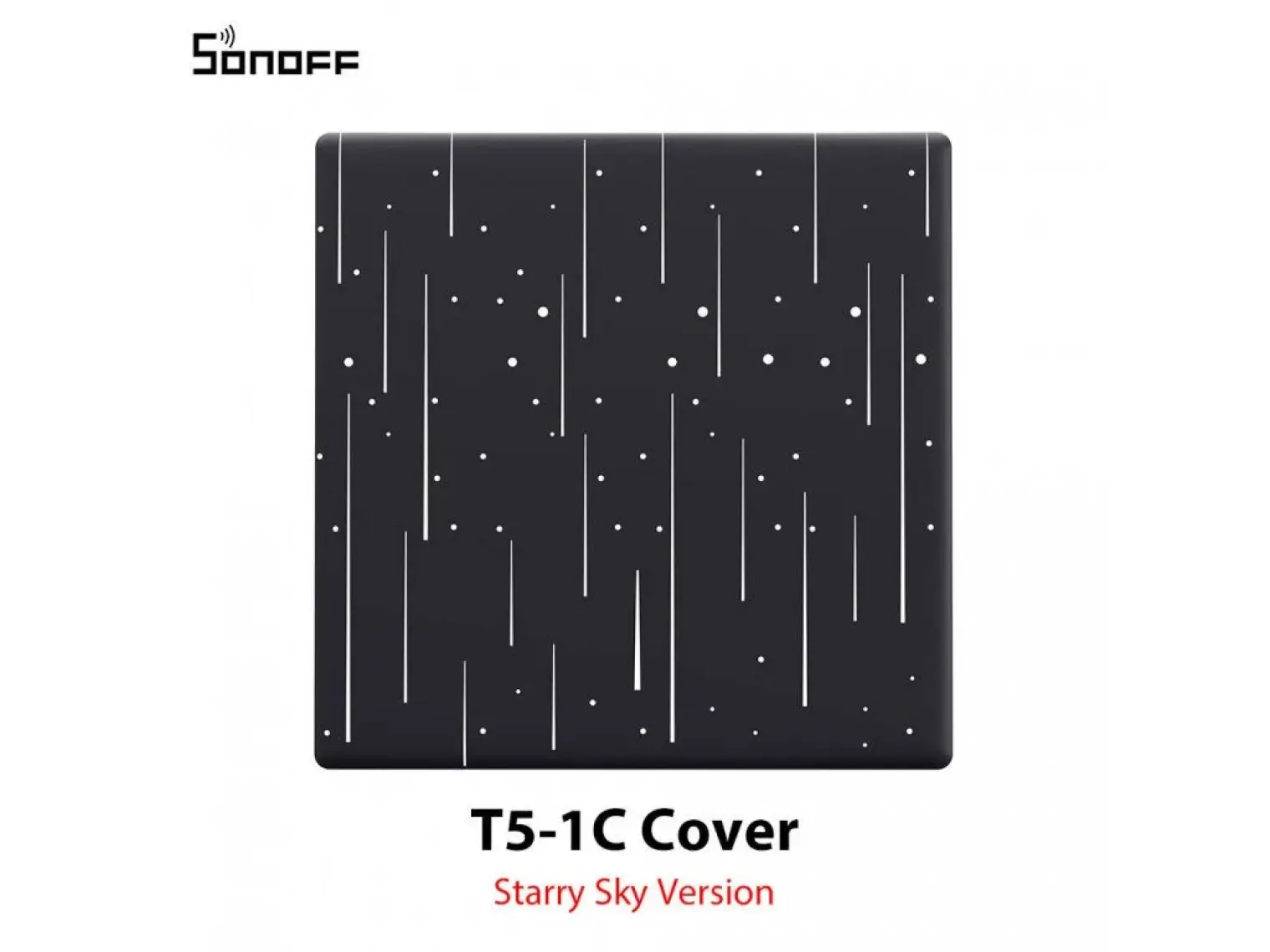 Sonoff Tx Ultimate Tekli Akıllı Dokunmatik Duvar Anahtarı Star Kapak (Aksesuar)
