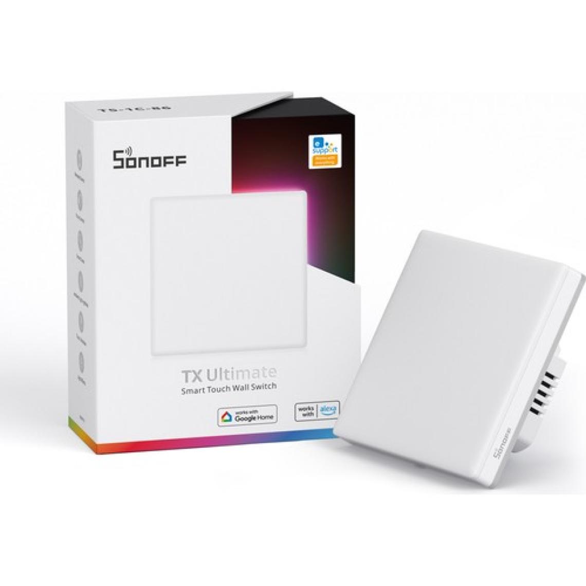 Sonoff TX Ultimate Akıllı Dokunmatik Duvar Anahtarı 1 Kanallı