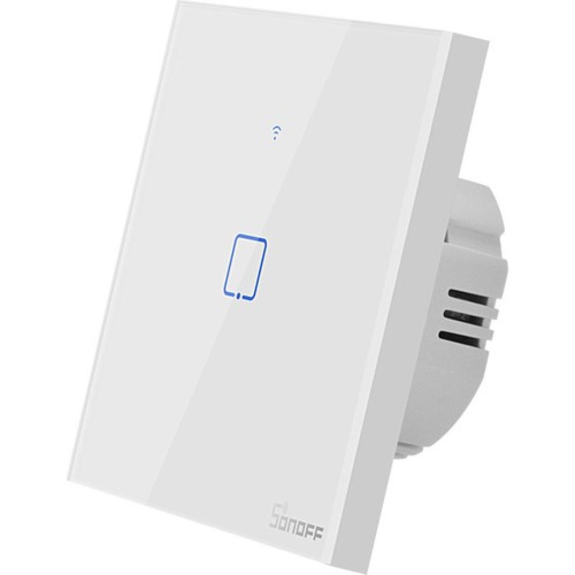 Sonoff T0-EU-1C Akıllı Dokunmatik Duvar Anahtarı 1 Kanallı