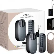 Aqara Akıllı Kapı Kilidi U200 Kit - Siyah EL-D02D-B (Apple Home - Matter Destekli)