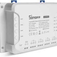 Sonoff 4CHR3 PRO 4 Kanallı Akıllı Ev Rölesi | 4 Gang 4 Çıkışlı | Uzaktan Kumanda Edilebilir