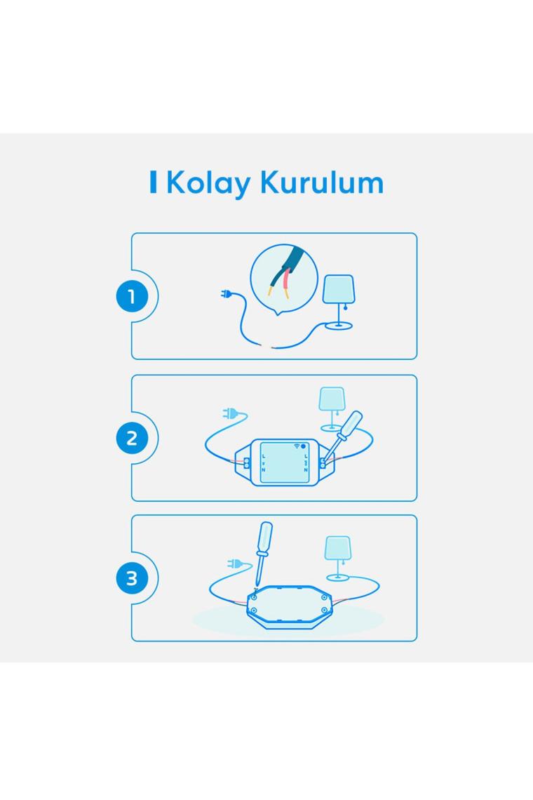 Meross Wi-Fi Uzaktan Kontrollü Akıllı Anahtar
