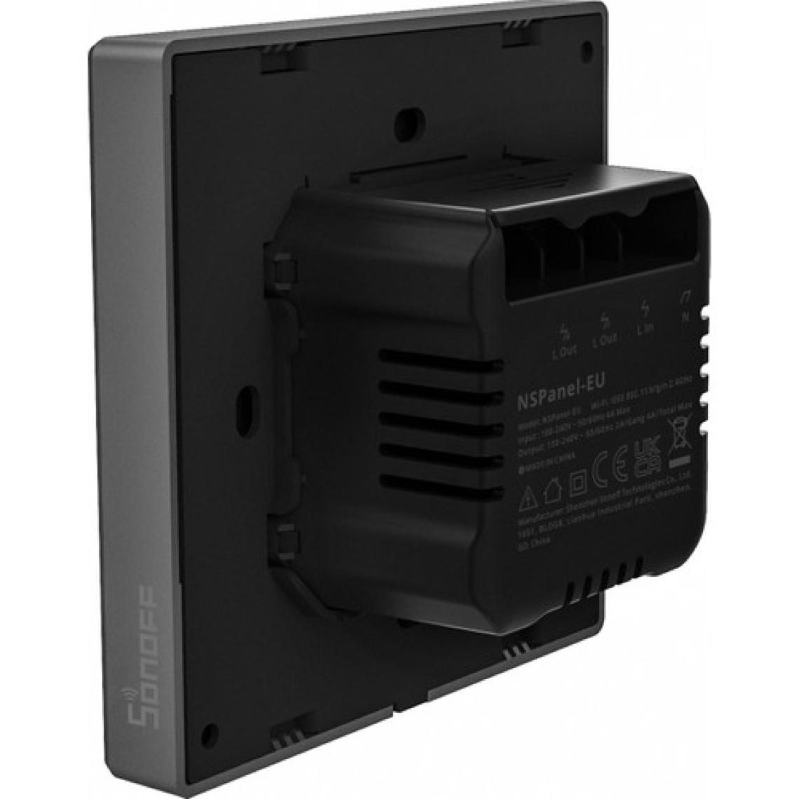 Sonoff Ns Panel Merkezi Kontrol Paneli Siyah