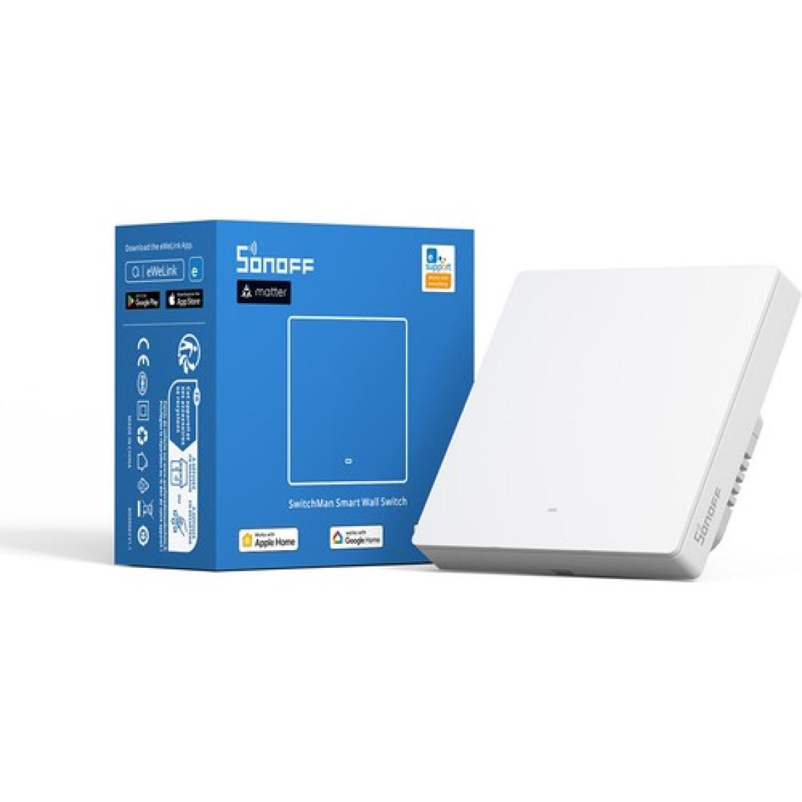 Sonoff M5-1C-86W Matter Akıllı Duvar Anahtarı 1 Kanallı