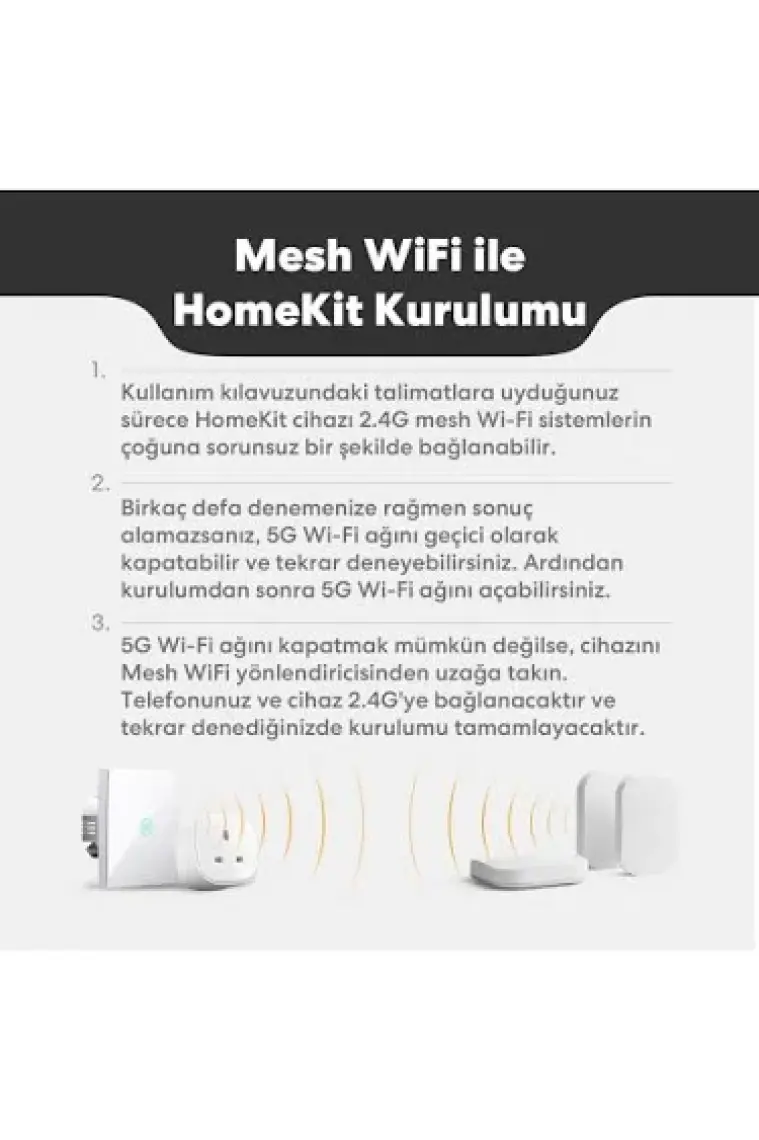 Meross Wi-Fi Uzaktan Kontrollü Tek Yönlü Dokunmatik Dört Adet Akıllı Duvar Anahtar Seti