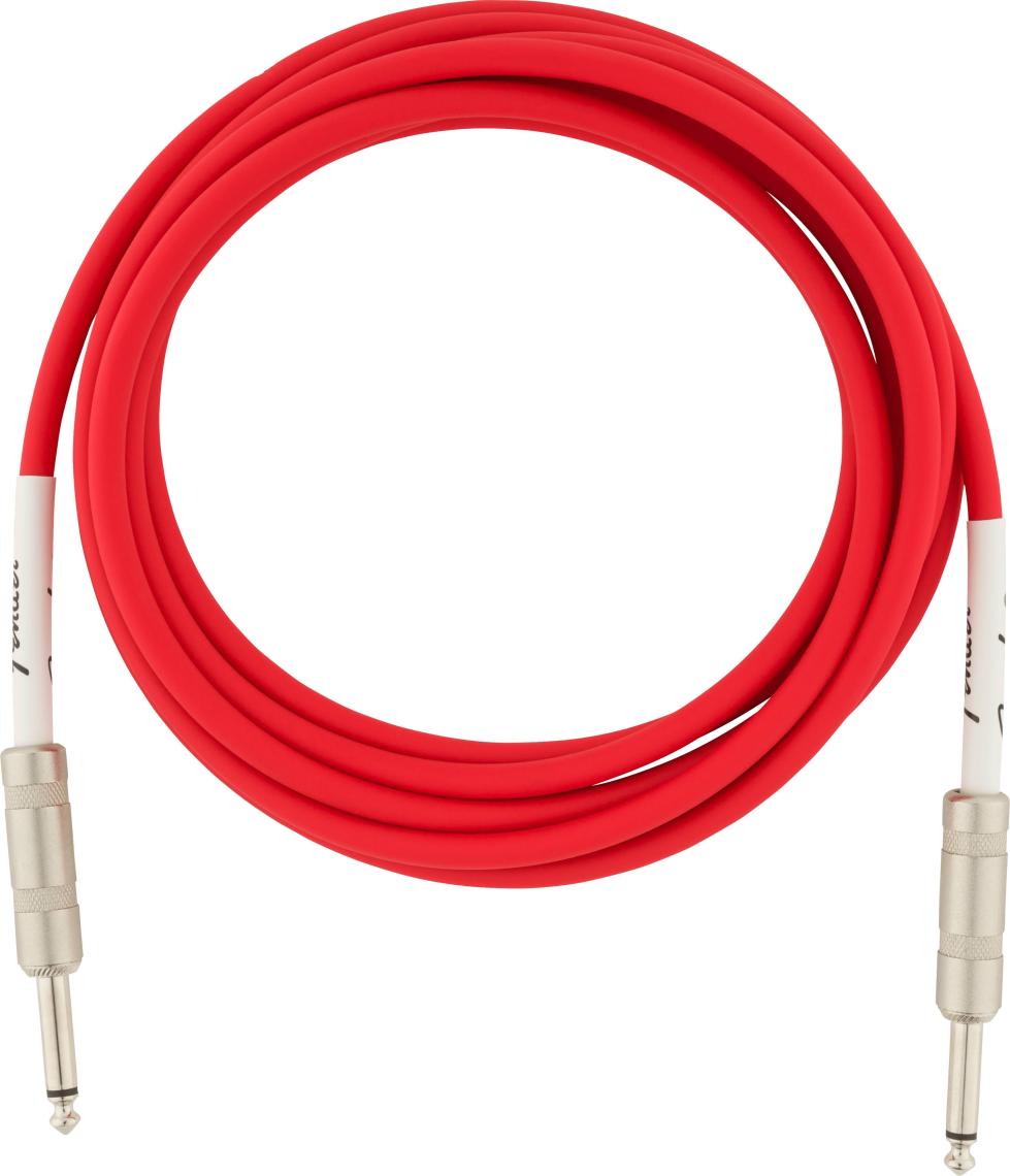 Fender Original Series Instrument Cables 3 Metre - Fiesta Red Enstrüman Kablosu