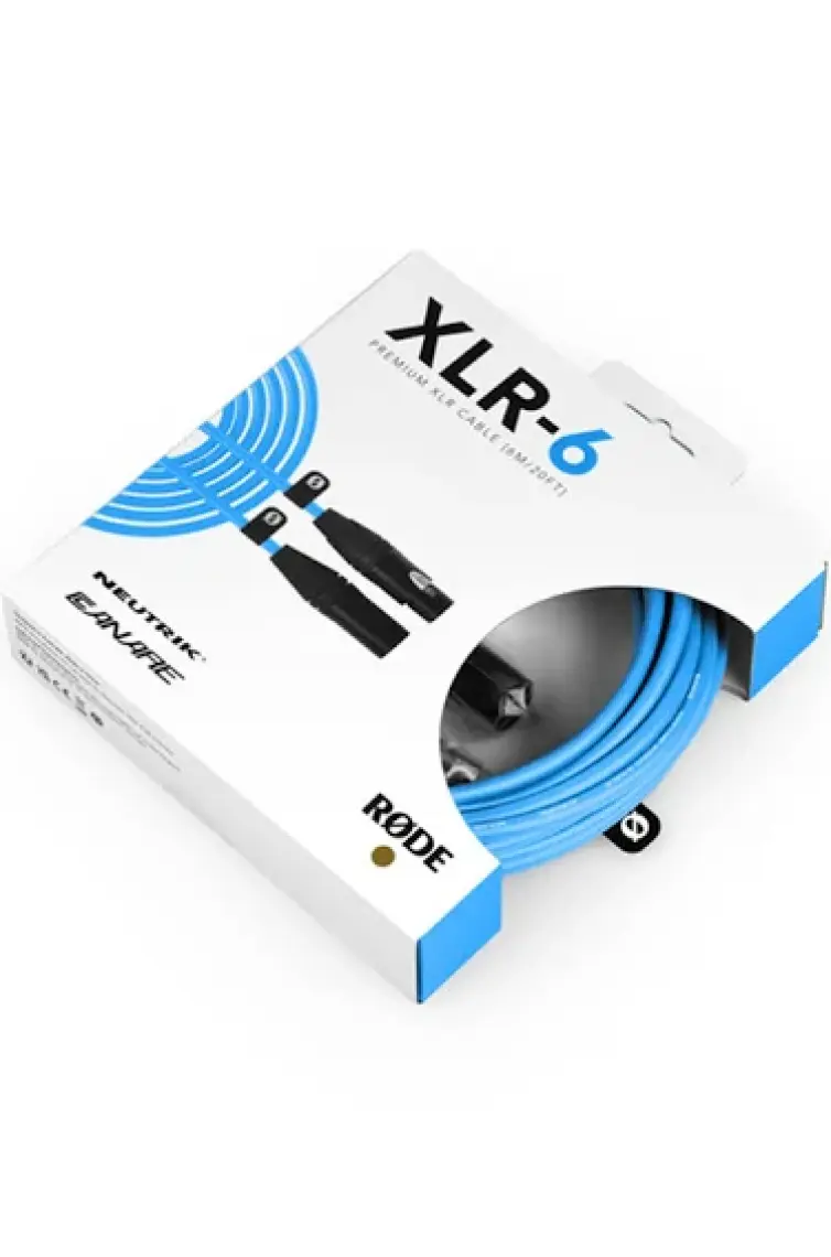Rode Xlr Kablo 6 mt (Mavi)