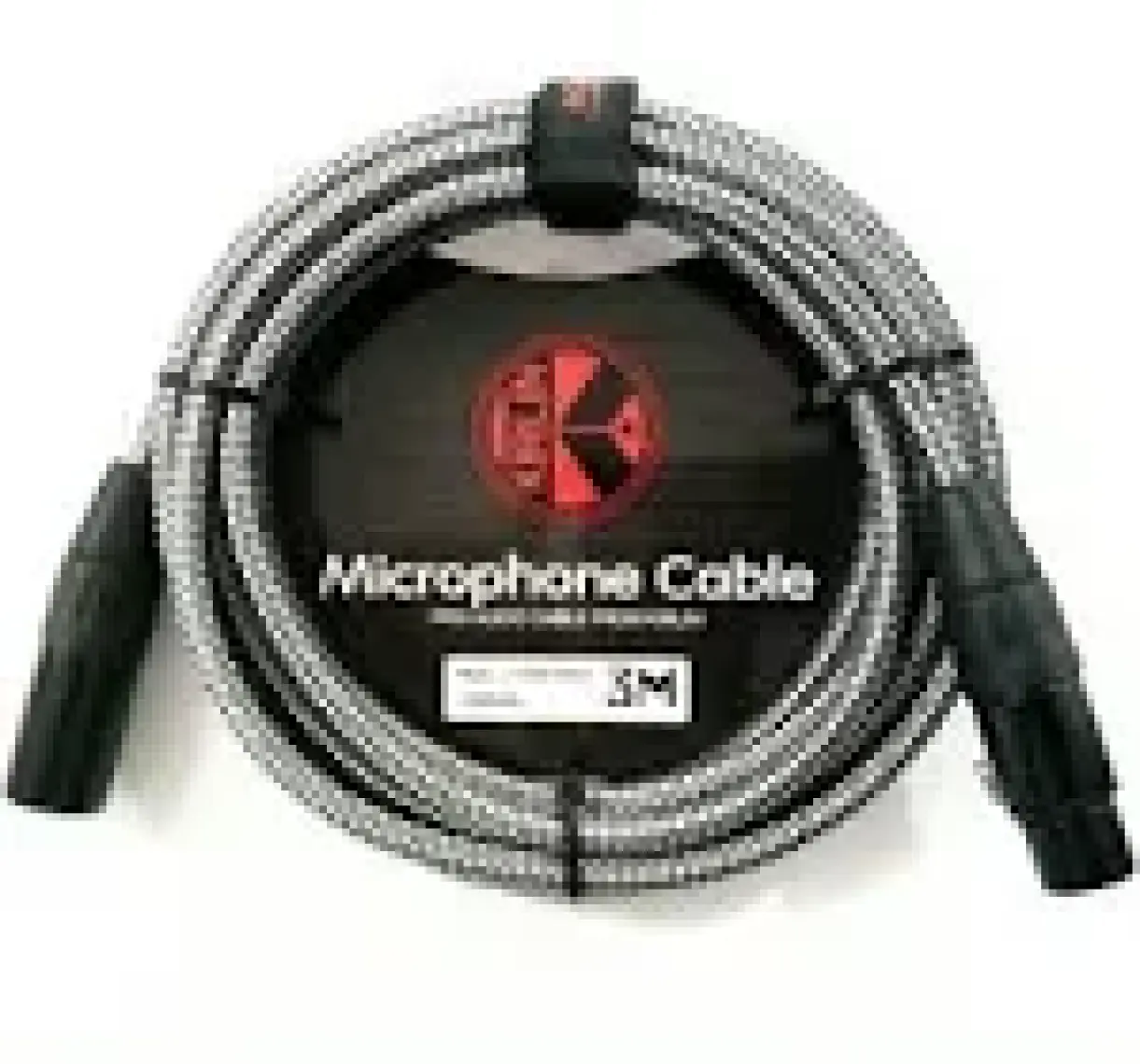 Kirlin MWC270PB 3 Metre Örgülü Mikrofon Kablosu 3pin Dişi 3pin Erkek