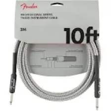 Fender Professional Series Instrument Cable, Tweed 3 Metre - White Tweed Enstrüman Kablosu