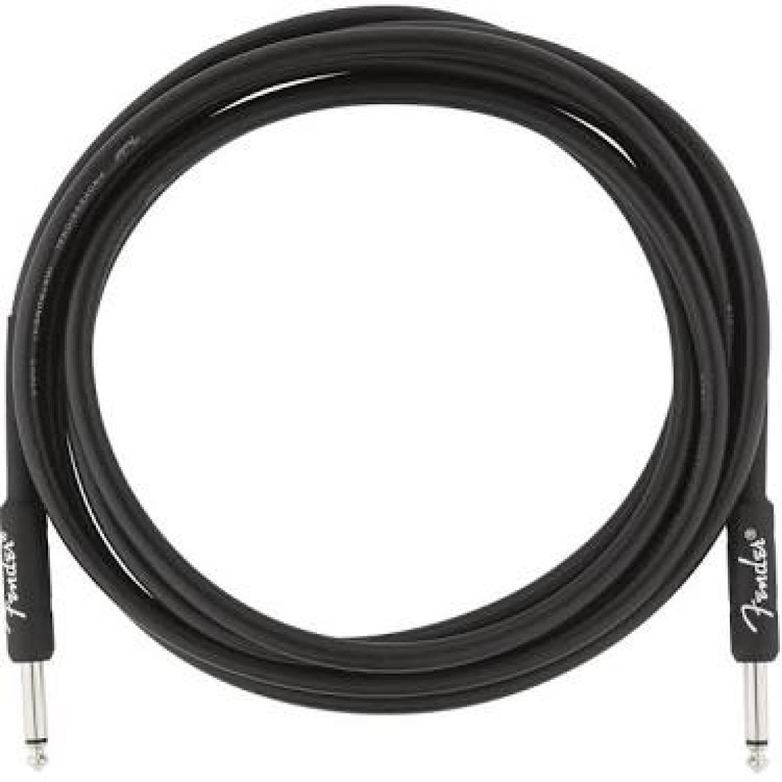 Fender Professional Series Instrument Cable 3 Metre - (Düz-Açılı) Enstrüman Kablosu
