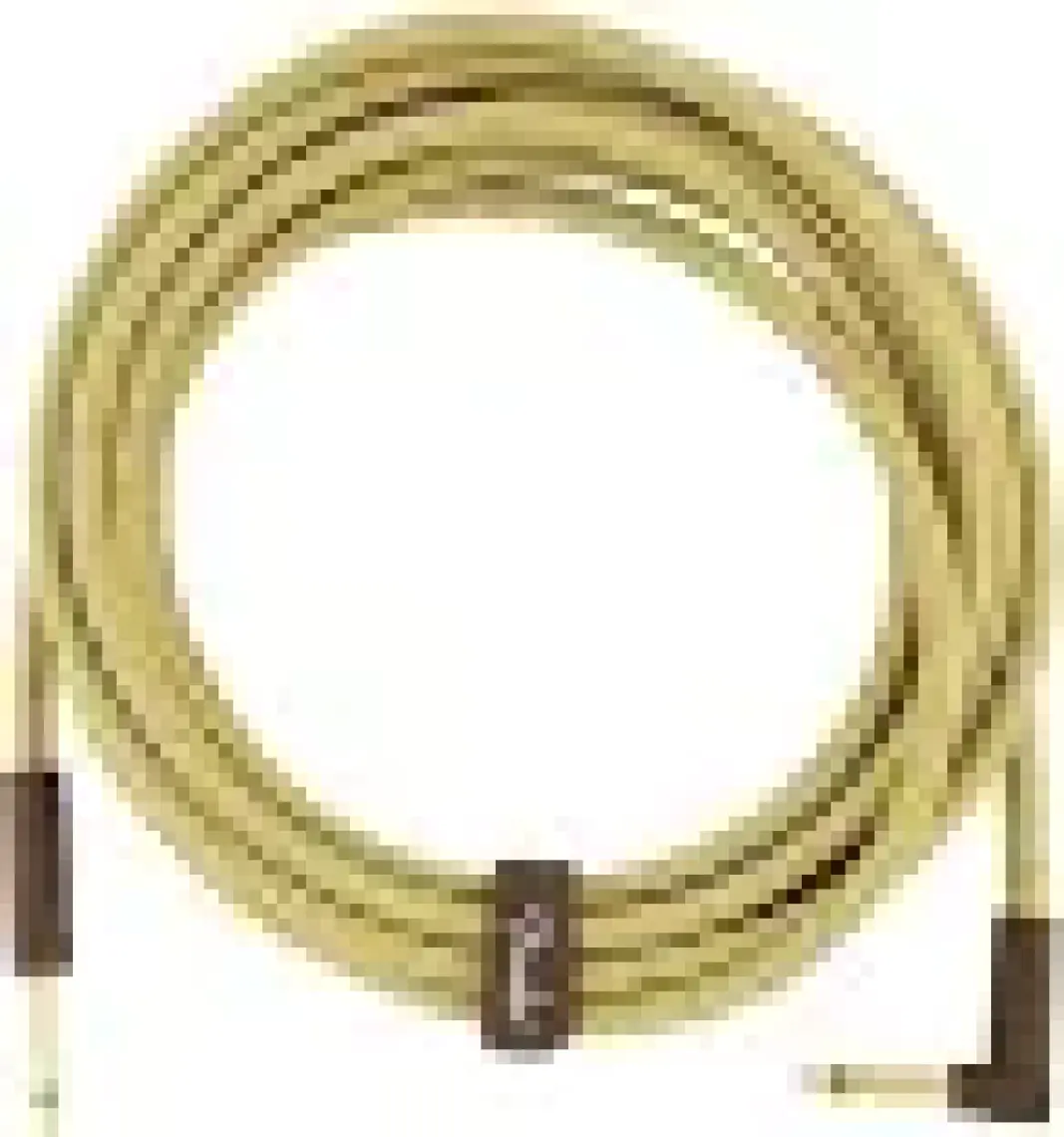 Fender Deluxe Series Instrument Cable Tweed Açılı - 4.5 Metre Enstrüman Kablosu