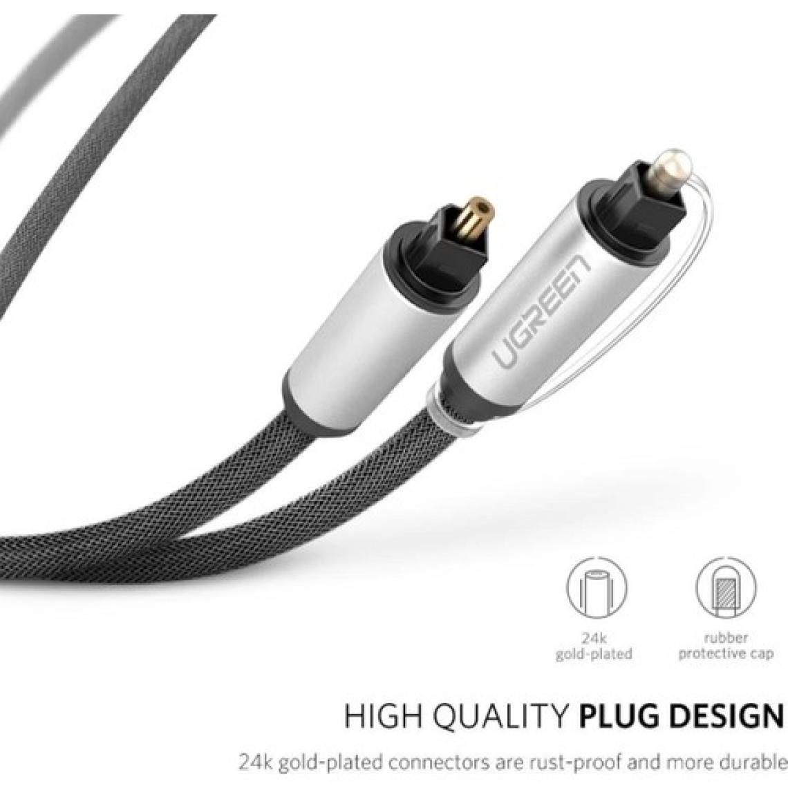 Ugreen 5.1 Dijital Toslink Optik Ses Kablosu 1.5 Metre