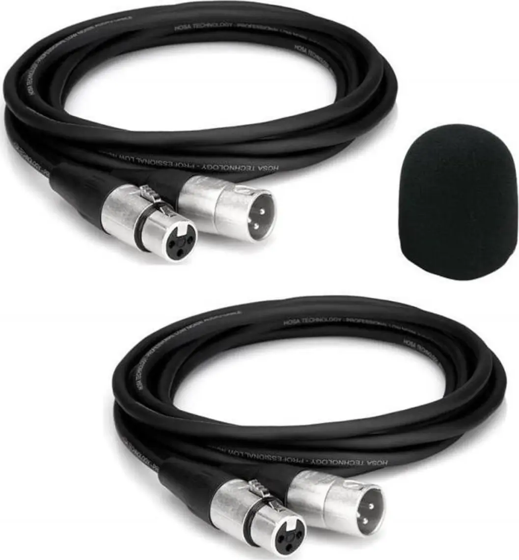 Lastvoice Xlr To Xlr Stereo 3 Metre Mikrofon Kablosu 2'li Set Sünger MC2103X
