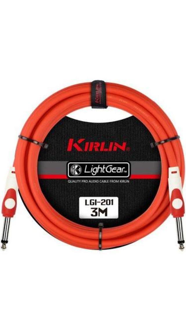 KIRLIN LGI-201-3M-RD 3 Metre Enstrüman Kablosu