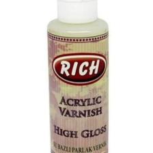 Su Bazlı Vernik Parlak (HİGH GLOSS ACRYLİC VARNİSH) 130 Cc.