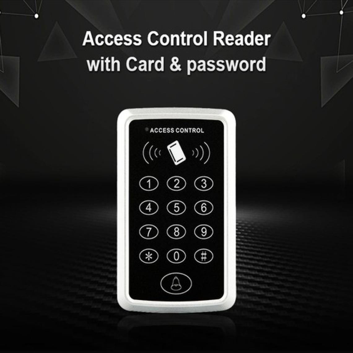 Sonex RFID Şifreli Kapı Kilidi - Kartlı Geçiş Kontrol Göstergeç Sistemi + 150 Adet Manyetik Proximity Anahtarlık Tag