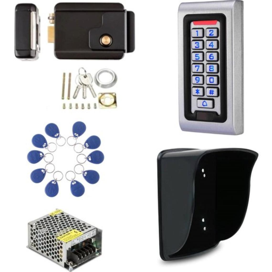 Electrimax P110 Metal Kasa Rfid Şifreli Kapı Kilidi Kartlı Geçiş Kontrol Sistemi