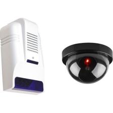 Lorex LR-OS30D Caydırıcı Alarm Sireni + Lorex LR-SK04 Dome Dış Ortam Maket Caydırıcı Dummy Kamera