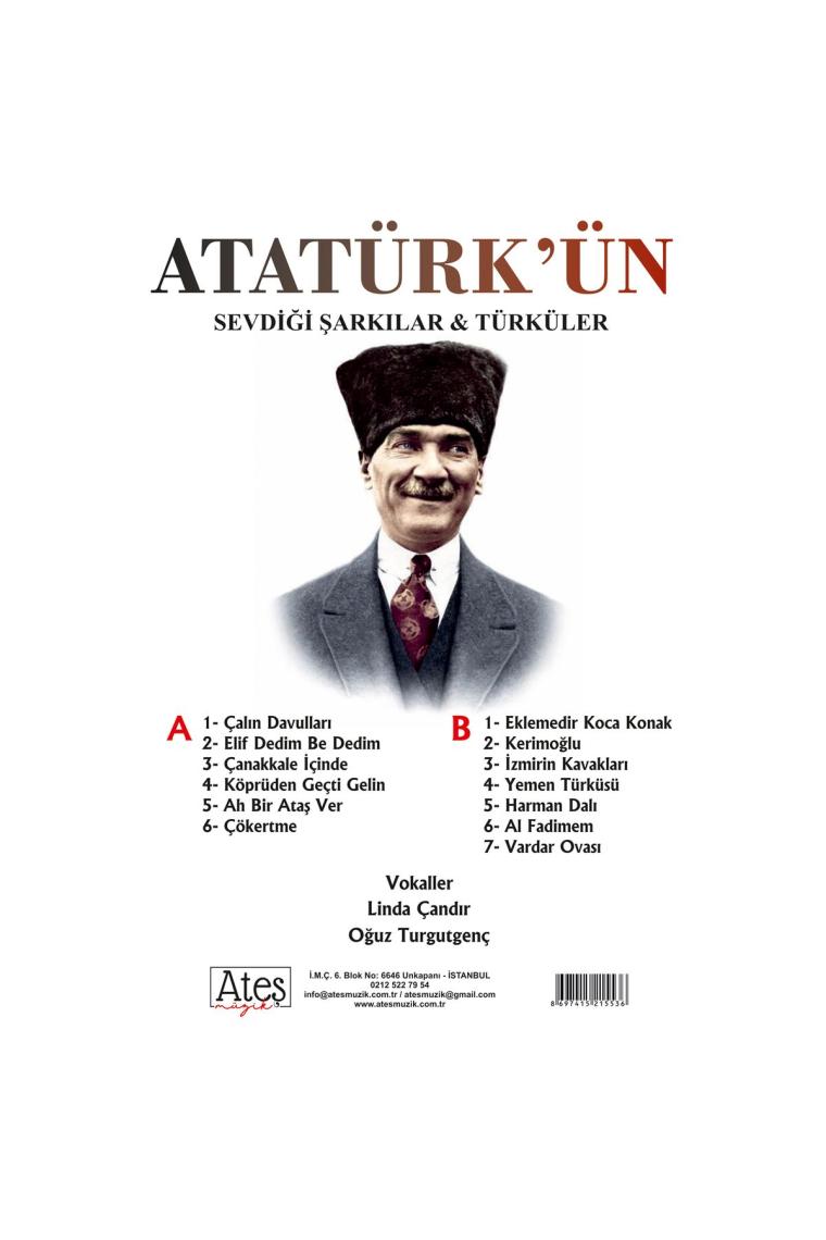 Plak - Atatürk'ün Sevdiği Şarkılar - Linda Çandır - Oğuz T.