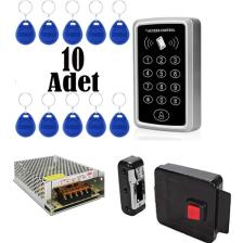 Sonex RFID Şifreli Kapı Kilidi - Kapı Otomat  Set  - Adaptör - Manyetik Anahtar