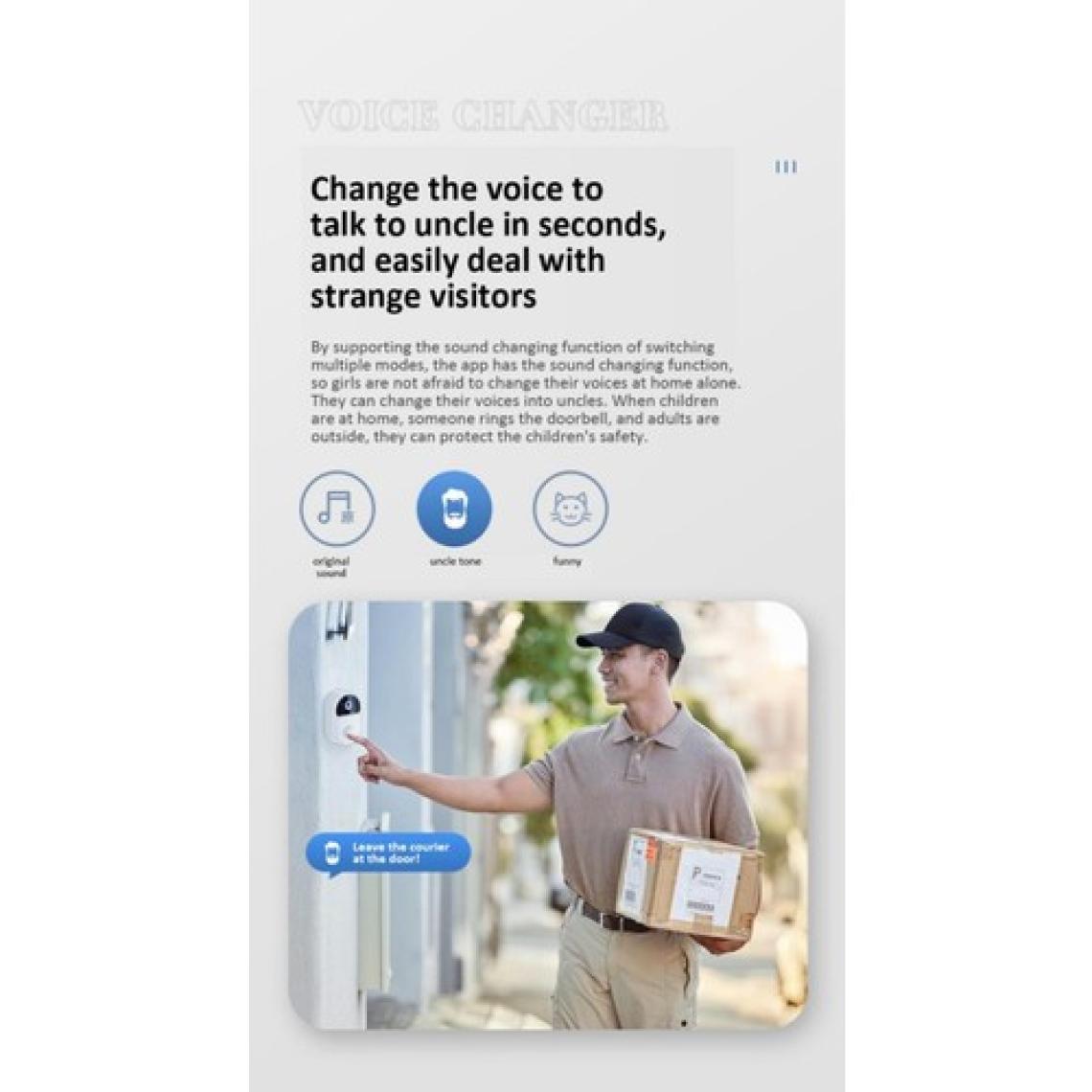 Yoosee Ys-Z1 Wifi Ip Kameralı Kapı Zili Ev Güvenlik Kamera Sistemleri