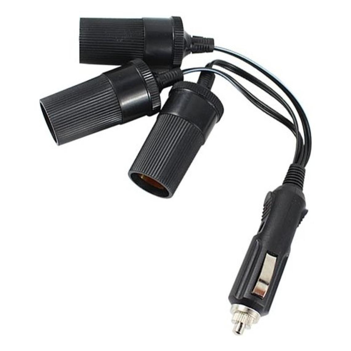 Powermaster Çakmak Fiş Çoklayıcı 3 Lü 1 Erkek 3 Dişi Oto Çakmaklık Çoğaltıcı Araç Için