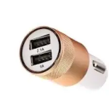 Space Çakmak Soketi Çift Usb'li Altın Rengi