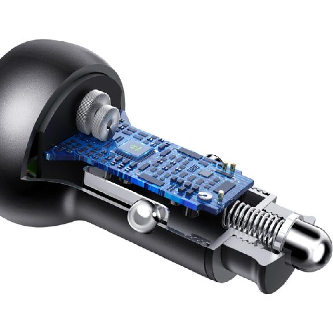 Mcdodo CC-6810 30W 1xpd 1xusb Girişli Araç Çakmak Şarj 5A Siyah