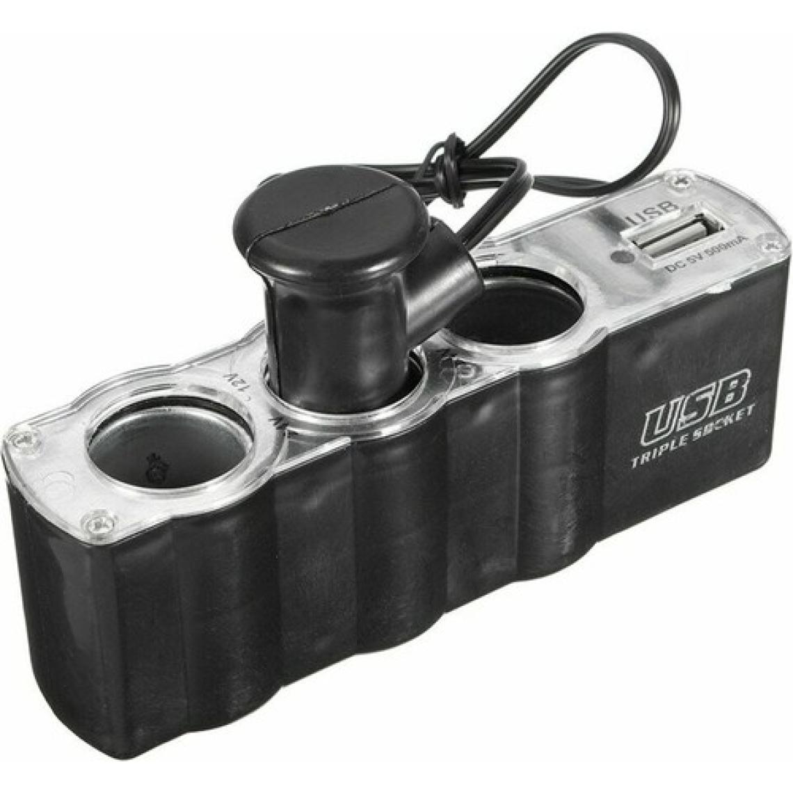 Space Oto Çakmaklık Çoğaltıcı  3xusb'li Çakmak Soketi / ICCA45