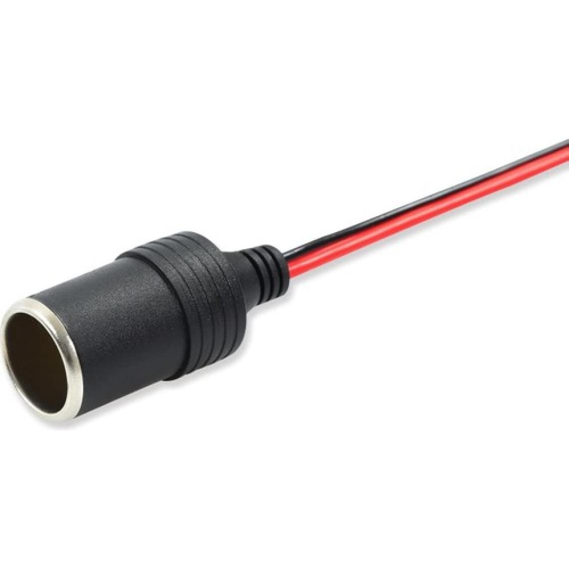 Aogo Çakmak Dişi Soket Kablo Fiş Adaptörü Dc 12V / 24V Araç Dişi Boş Çakmak Soketi