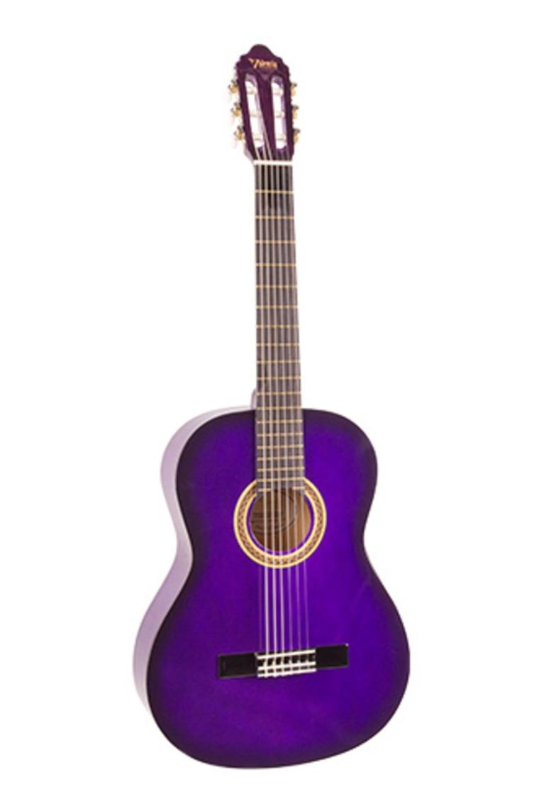 Valencia VC104PPS Mor Sunburst Klasik Gitar