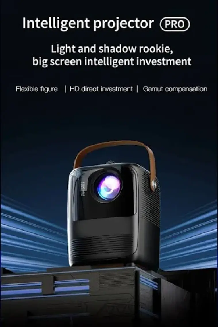 Torima  Siyah T11 Projeksiyon Ev Sineması Bluetooth Wifi Akıllı Android Tv 1080P Hoparlör Smart 4K Youtube Türkçe