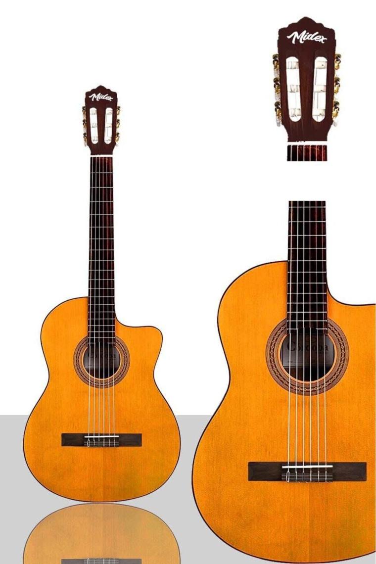 Cg-395yl Klasik Gitar 4/4 Kesik Kasa Full Set (ÇANTA ASKI TUNER METOD PENA)
