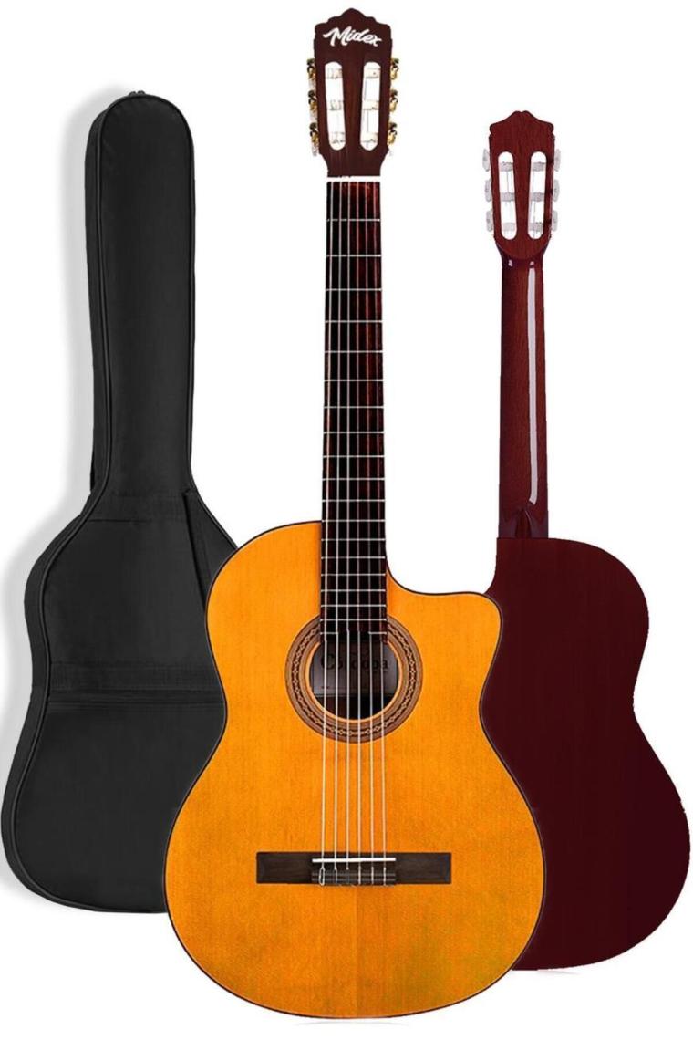 Cg-395yl Klasik Gitar 4/4 Kesik Kasa Full Set (ÇANTA ASKI TUNER METOD PENA)