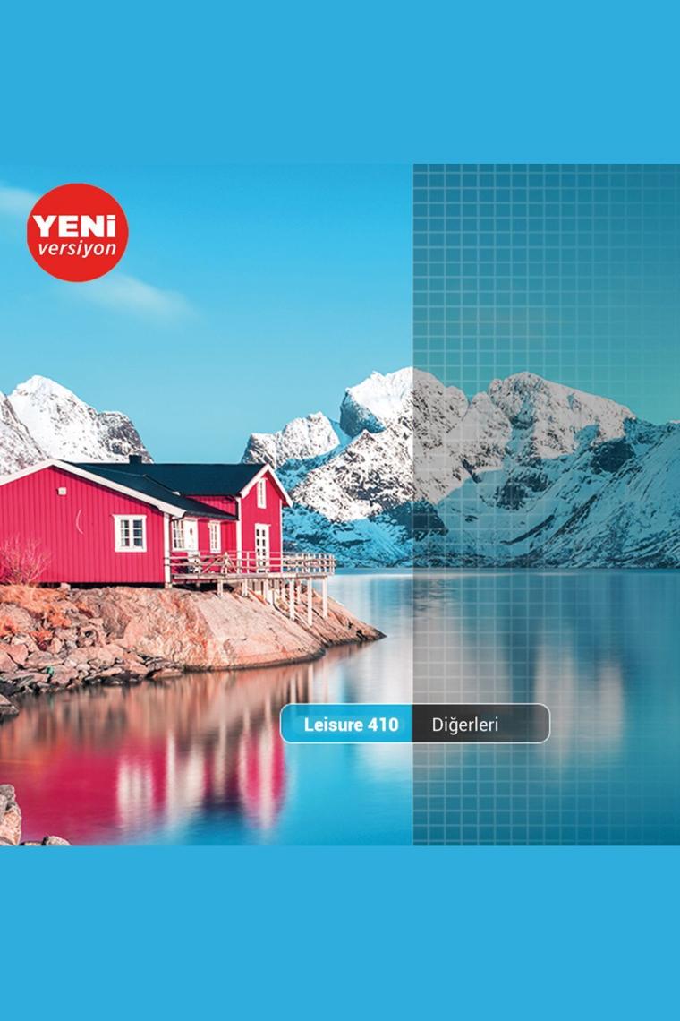 Leisure 410 5g Wifi 1080p Destekli Lcd Led Projeksiyon Cihazı - 240 Inç Yansıtma - Dahili Hoparlör
