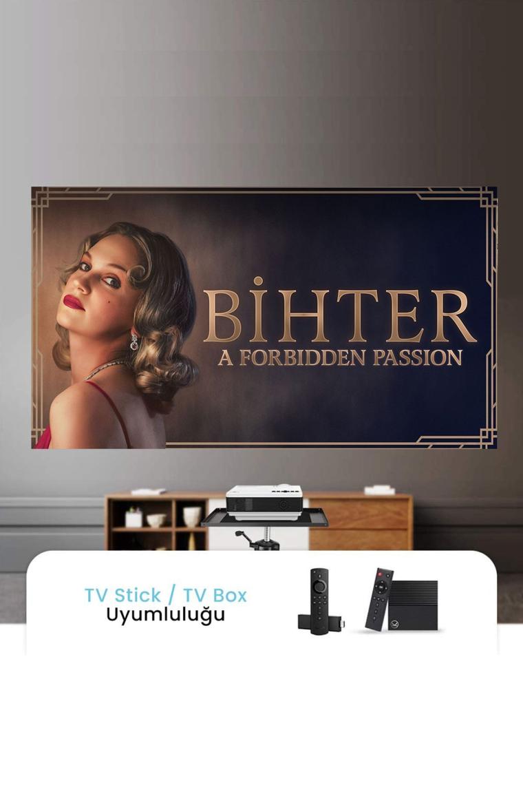 Leisure 410 5g Wifi 1080p Destekli Lcd Led Projeksiyon Cihazı - 240 Inç Yansıtma - Dahili Hoparlör
