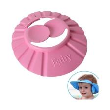 Strongart Bebek Banyo Şapkası Düğmeli Kulaklıklı Mavi