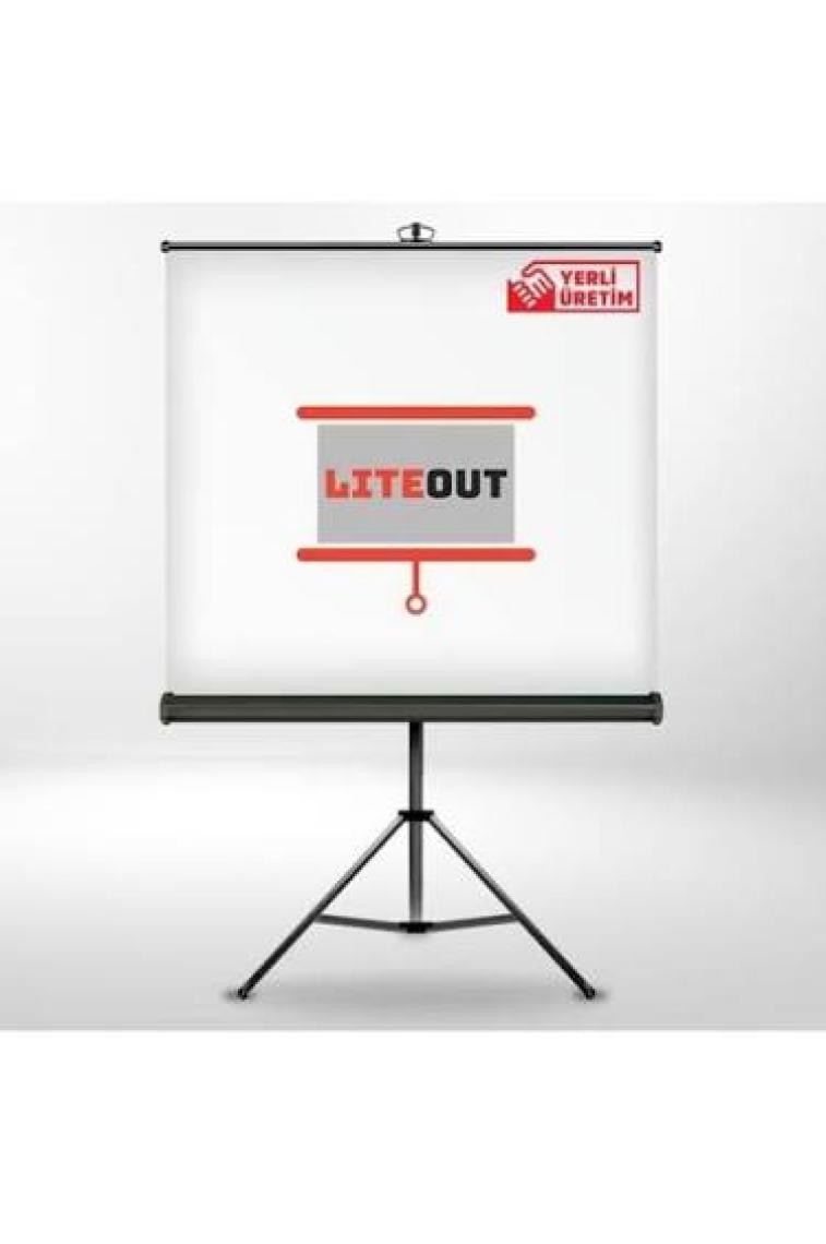 LiteOut 100x75 cm Tripod Ayaklı Taşınabilir Projeksiyon Perdesi