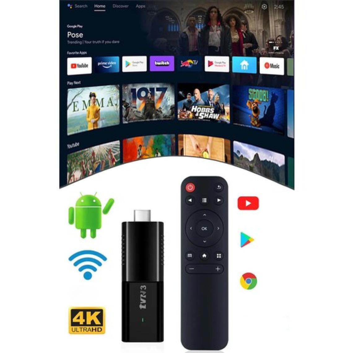Heaven House Android Box IpTV Uygun | 4K TV Stick Media Oynatıcı | Tv Box | Android Tv Box | Android Box | Android Tv Stick | Tv Box 4K | Medya Oynatıcı | Wifi Ile Kurulum |
