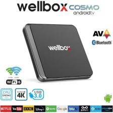 Wellbox Cosmo 4K Wi-Fi 6 USB 3.0 - Bluetooth Android TV Box 2gb Ram 16GB Hafıza