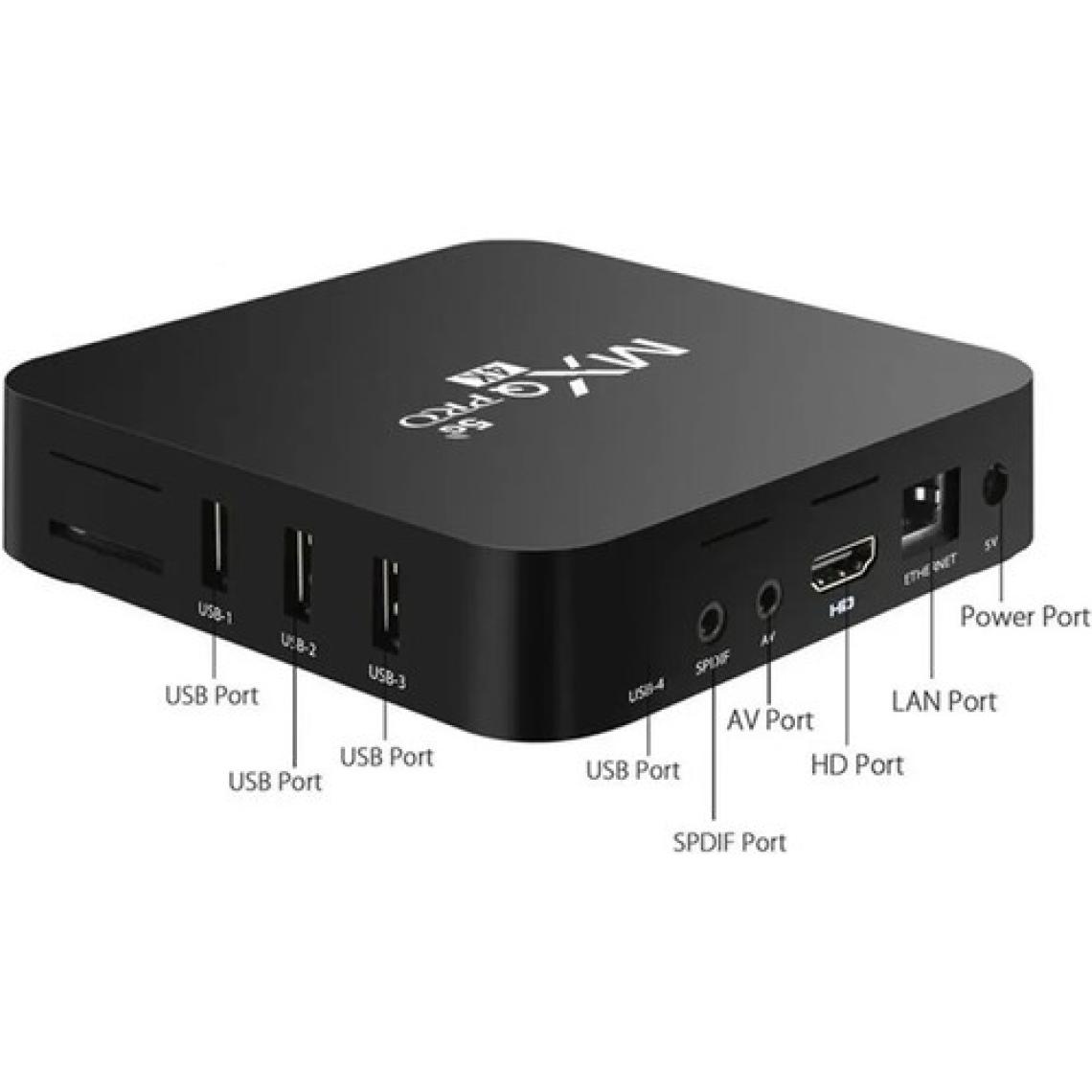 Anunnaki 4K Ultra Hd Android Tv Box Mxq Pro 2gb 16GB 5g Dört Çekirdekli Meida Player