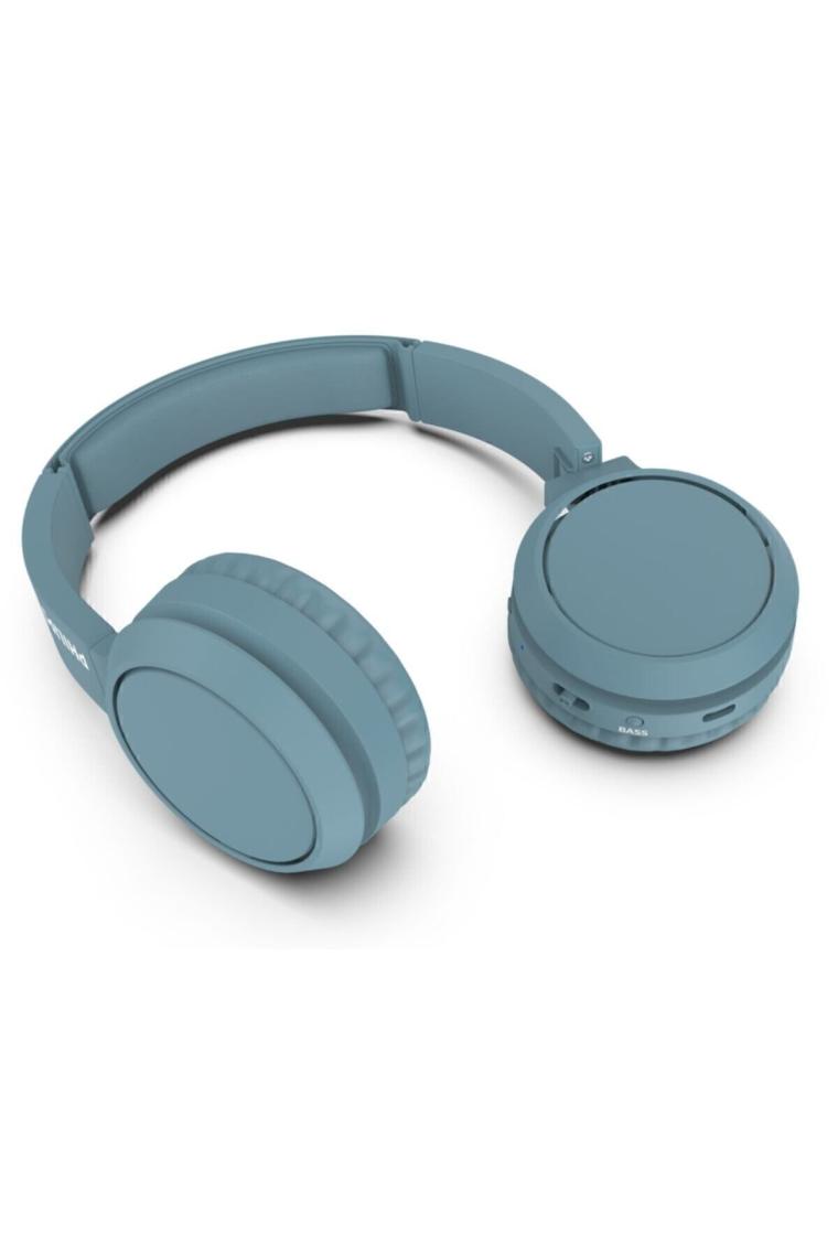 Philips TAH4205 Kulak Üstü Bluetooth Kulaklık - 29 Saat Dinleme Süreli Bas Artırma Düğmeli  - MAVİ