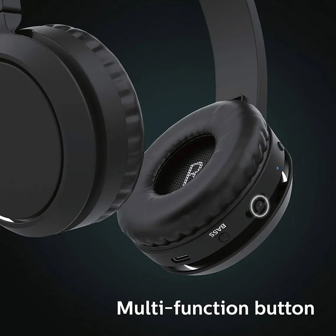 Philips TAH4205 Kulak Üstü Bluetooth Kulaklık 29 Saat Dinleme Süreli Bas Artırma Düğmeli - Siyah
