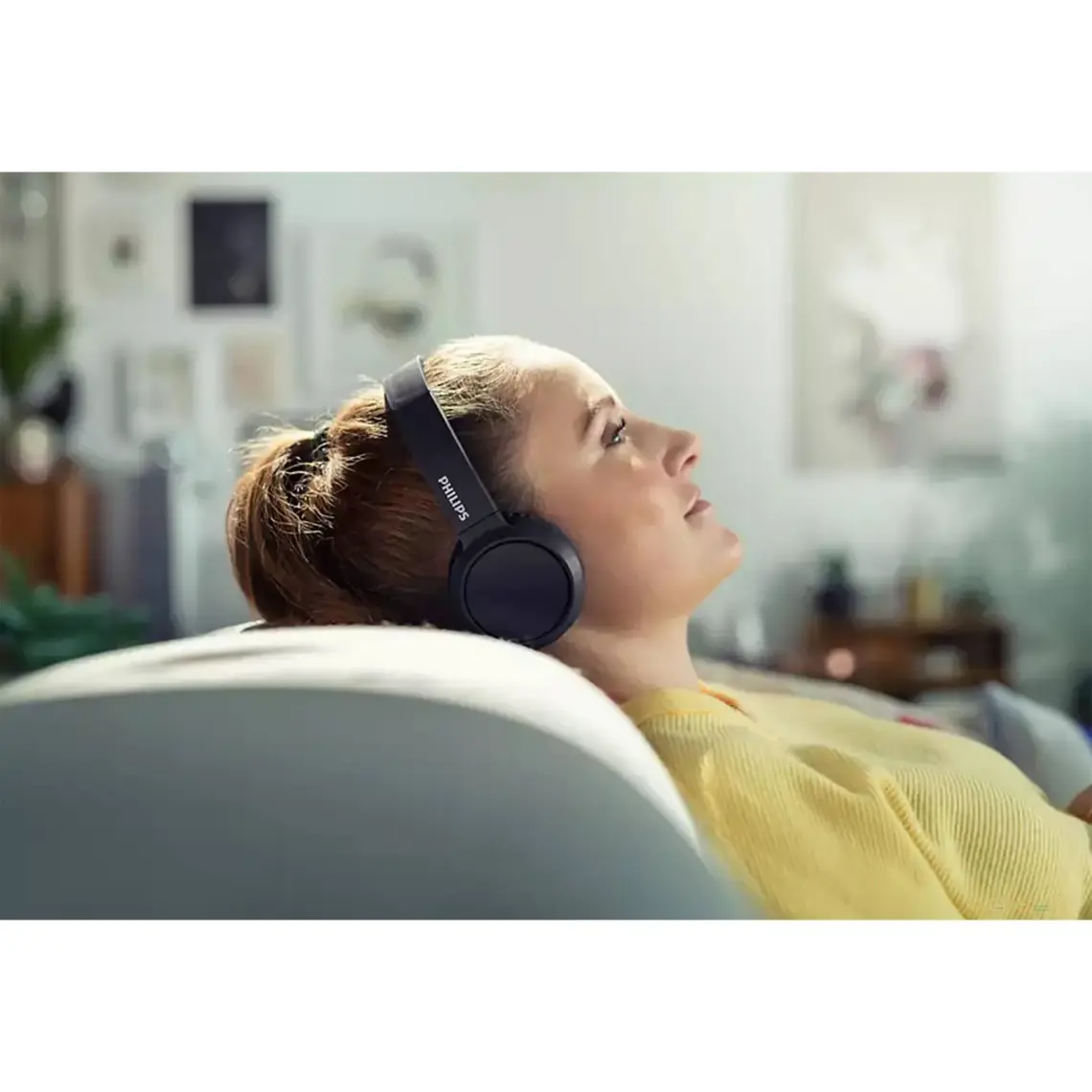 Philips TAH4205 Kulak Üstü Bluetooth Kulaklık 29 Saat Dinleme Süreli Bas Artırma Düğmeli - Siyah