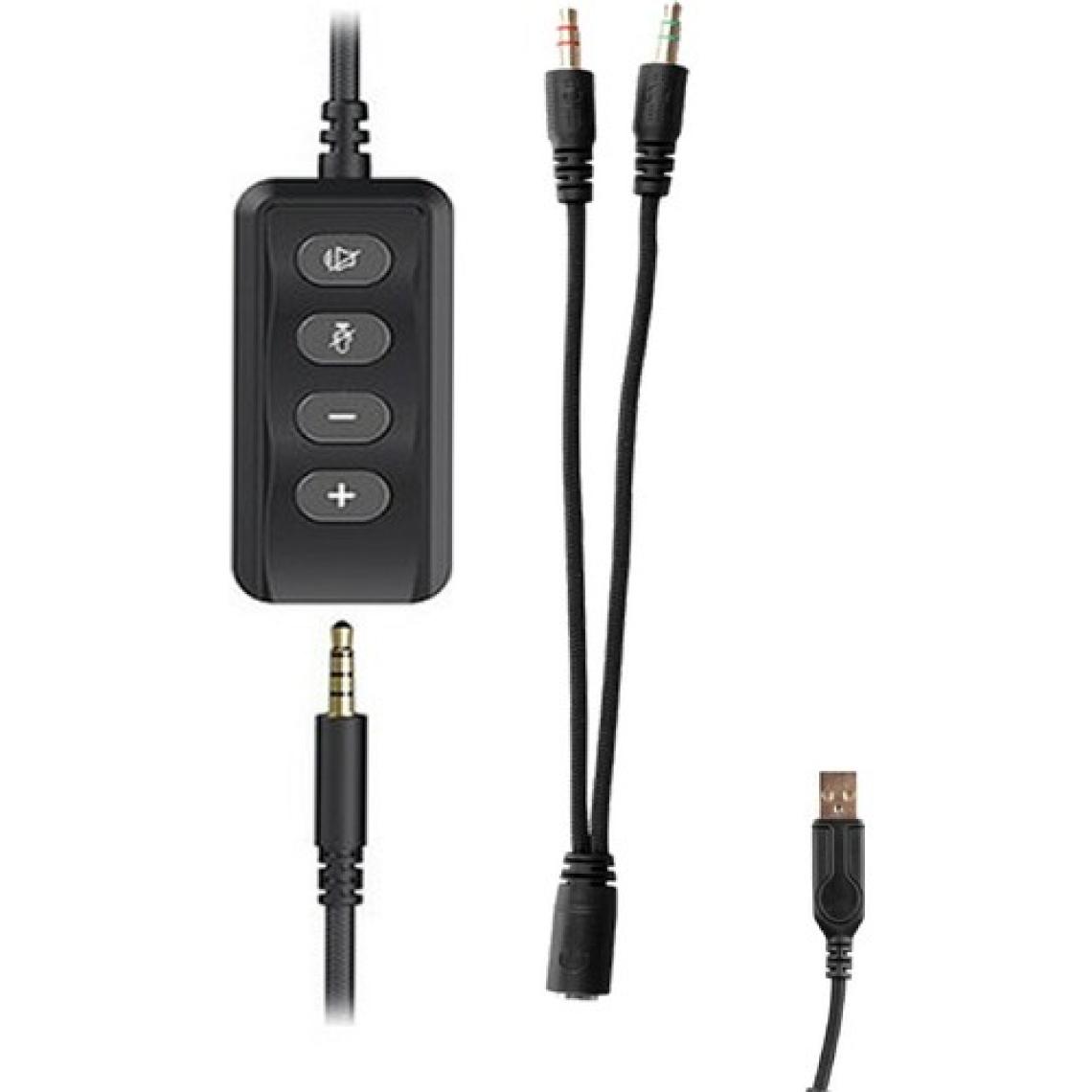 Rampage R36 Drop 7.1 Gaming Mikrofonlu Kulaklık - Siyah