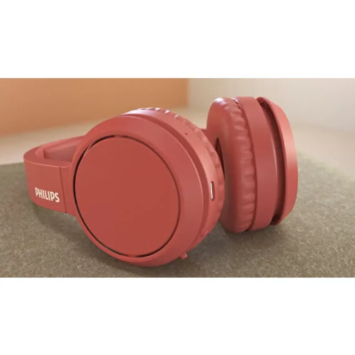 Philips TAH4205RD Kırmızı Kulak Üstü Bluetooth Kulaklık