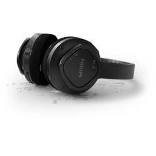 Xnews TAA4216BK/00 Kulak Üstü Spor Kulaklık Kablosuz, 40 mm Sürücü, 35 Saat Çalma Süresi, IP55 Toz/su Koruı, Soğutucu Kulak Kapakları, Yıkanabilir Kulaklık Yastıkları